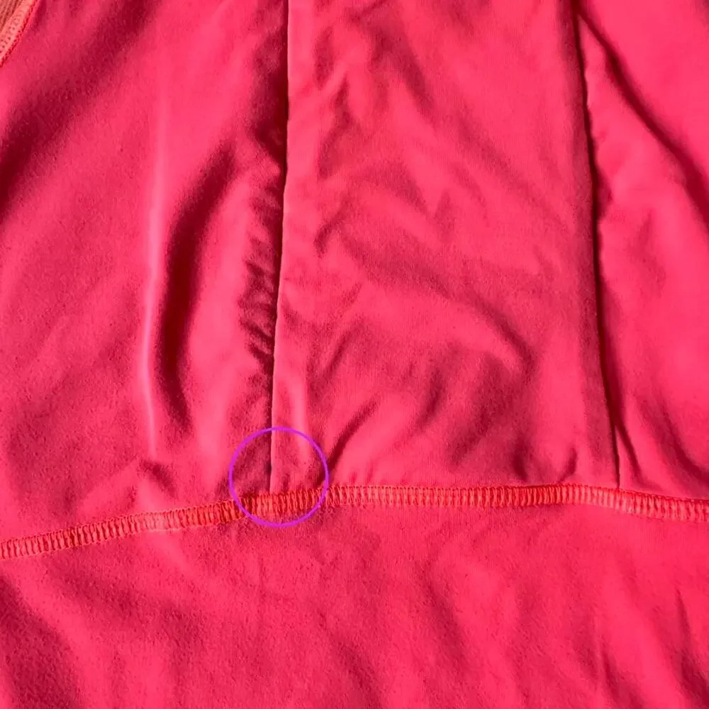 Lululemon Run Reflect Pullover Light Flare Pink Orange Activewear Gym Preppy